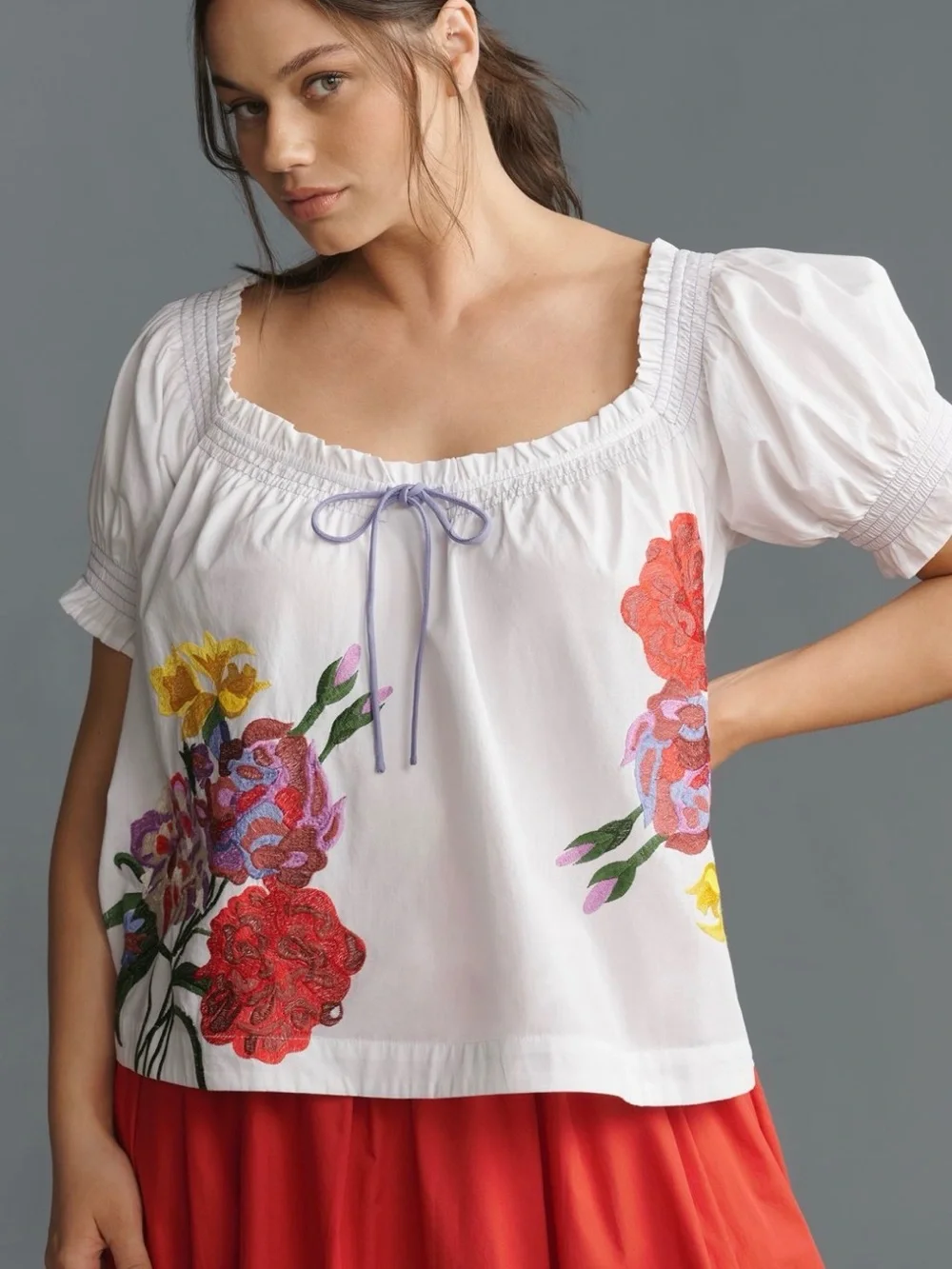 Anthropologie cream short